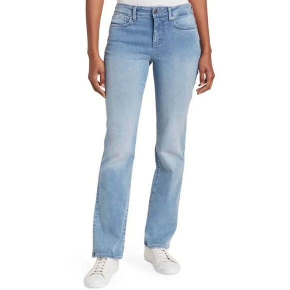 NYDJ Marilyn Straight Jeans Size 6 Lift Tuck Stretch Camille Blue NEW - Picture 2 of 7